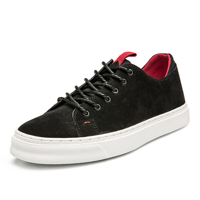 

Senma Senma casual shoes BD696389 sports casual shoes student board shoes Korean version of the band with low shoes black 40 yards