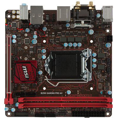 

MSI (MSI) B250I ИГРОВОЙ материнская плата PRO AC (Intel B250 / LGA 1151) с беспроводной сетевой картой INTEL