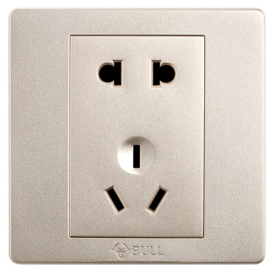 

Bull BULL switch socket G07 series inclined five hole switch 86 type socket panel G07Z223A U6 champagne gold 10 only installed