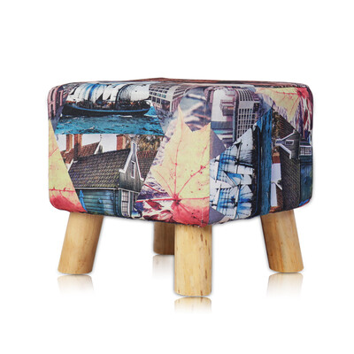 

B Малый простой ткани квадратный стул стул стул ленивый компьютер заклинание цвет AM12