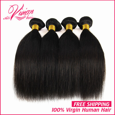 

7A Malaysian Virgin Hair 4 Bundles Straight Human Hair Virgin Malaysian Straight Hair Unprocessed Malaysian Virgin Hair Straight