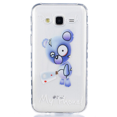 

Blue bear Pattern Soft Thin TPU Rubber Silicone Gel Case Cover for SAMSUNG GALAXY J5