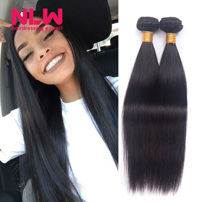 

Bouncy Top Quality NLW Products Brazilian Virgin Hair Straight 3 Bundles 8A Unprocessed Free Shipping Full&Thick