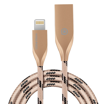 

Bee wing apple 6 6S 7 data line zinc alloy braided wire 1 m champagne gold phone charger line power cord support iphone5 5s 7P SE ipad air mini