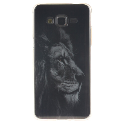 

Black lion Pattern Soft Thin TPU Rubber Silicone Gel Case Cover for SAMSUNG GALAXY Grand Prime G530