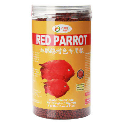 

Yi Meng blood parrot increased color special fish food tropical fish feed fish pellets in the pellets 320g