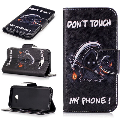 

Grim Reaper Design PU Leather Flip Cover Wallet Card Holder Case for SAMSUNG Galaxy A5 2017