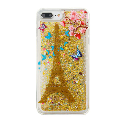 

Dynamic Quicksand Glitter Liquid Soft TPU Case Cover For IPHONE 7plus