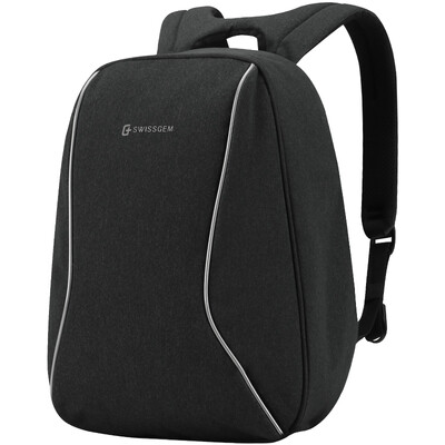 

SVVISSGEM computer bag men&39s business section 146 inch notebook shoulder bag outdoor leisure travel sports backpack men&women student bag SA-9936C black