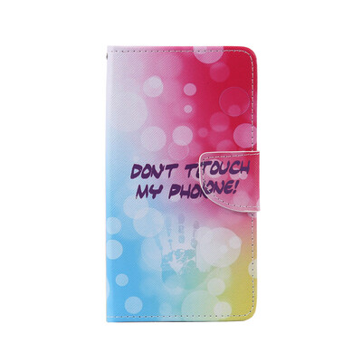 

Fingerprint Design PU Leather Flip Cover Wallet Card Holder Case for LG LS770