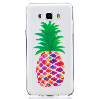 

Pineapple Dress girl Pattern Soft Thin TPU Rubber Silicone Gel Case Cover for SAMSUNG Galaxy J7 2016/J710