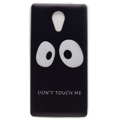 

Do not touch me Pattern Soft Thin TPU Rubber Silicone Gel Case Cover for Wiko Robby