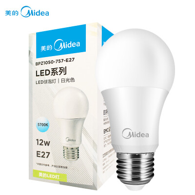 

Midea LED Bulb 12W / 15W E27 Large Screw Base 5700k Daylight White Single