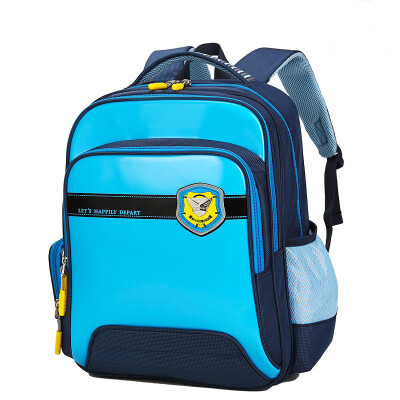 

Jingdong Supermarket] Cara sheep (Carany) CX2593 ice sea blue primary school student bag burden reduction backpack boy boy girl backpack