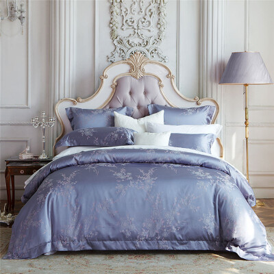 

Dohia Bedding Set Exquisite Jacquard Elegant Quad Set 1.5m Bed Purple Street Fragrance 200 × 230cm