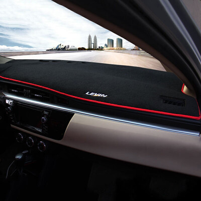 

Huashi Leiling light pad 14-18 Lei Lingzhong control instrument panel sunscreen insulation dark pad auto accessories modification special black red edge