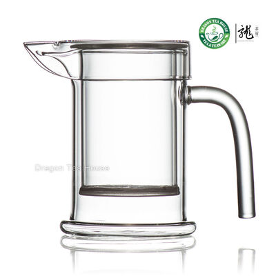 

Clear Glass Teapot With Lid & Infuser Tea Mug Gongfu Tea Maker 230ml 7.8 oz