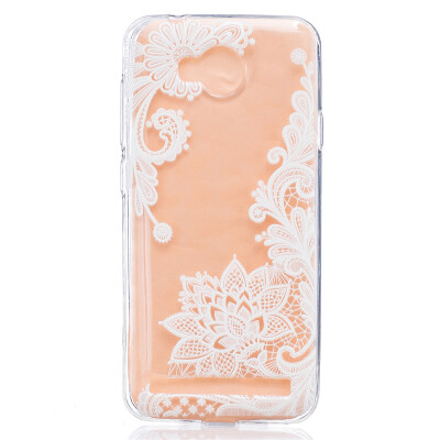 

Lace flowers Pattern Soft Thin TPU Rubber Silicone Gel Case Cover for HUAWEI Y3 II