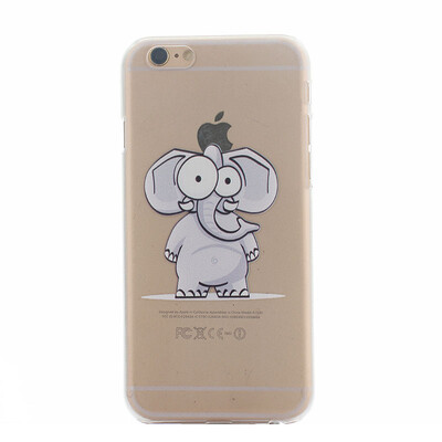 

Слон Pattern Мягкий тонкий ТПУ резиновый силиконовый гель Чехол для IPHONE 6 Plus/6S Plus