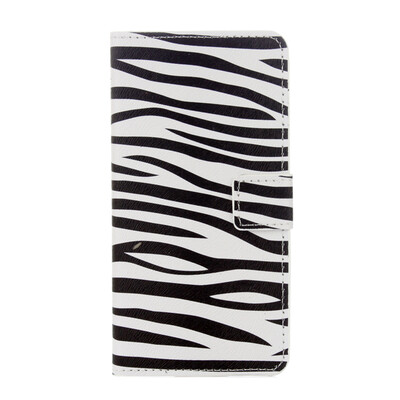 

Zebra Design PU Leather Flip CoverWallet Card Holder Case for Wiko Tommy