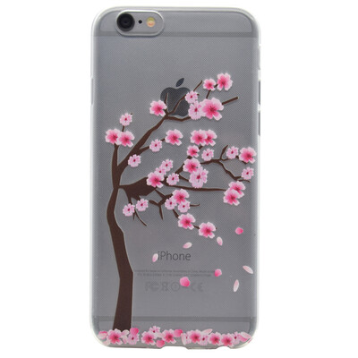 

Cherry tree Pattern Soft Thin TPU Rubber Silicone Gel Case Cover for IPHONE 6 PLUS6S PLUS
