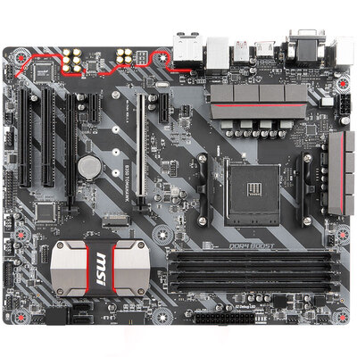 

MSI B350 TOMAHAWK Motherboard AMD B350 Socket AM4