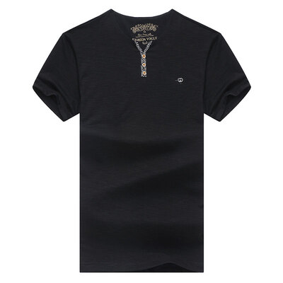 

SHENGUI Men Pure Color T-Shirt