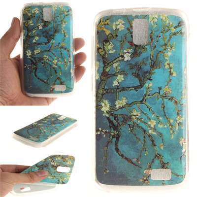 

Apricot tree Pattern Soft Thin TPU Rubber Silicone Gel Case Cover for Lenovo A328
