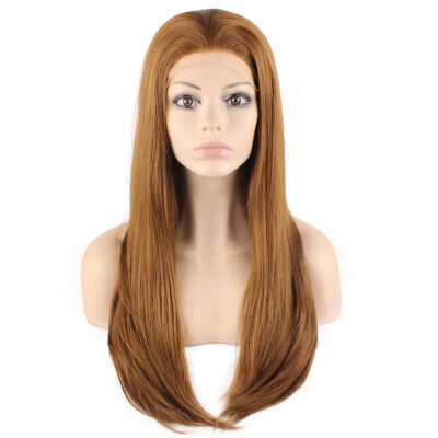 

Iwona Synthetic Hair Lace Front Long Stright Blonde Wig