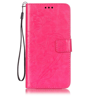 

Rose Flower Design PU Leather Flip Cover Wallet Card Holder Case for MOTO G4