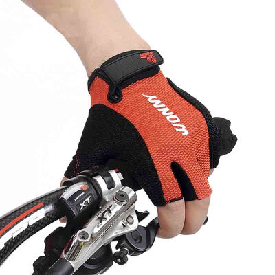 

Snail (WONNY) zx-049 summer riding gloves semi-breathable mountain bike gloves damping dynamic cycling gloves non-slip gray M