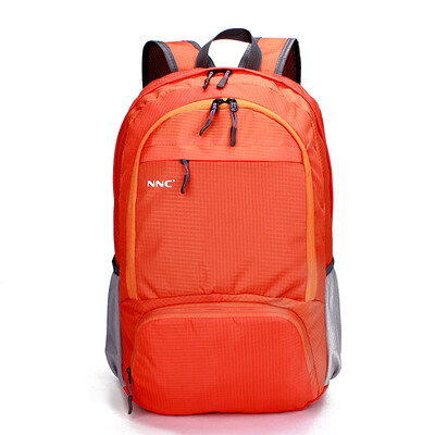 

NNC 070309 Skin Bags Folding Bag Men & Women General Light Travel Backpack Compression Folding Bag Carrying Bag Daily Shoulder Bag Orange
