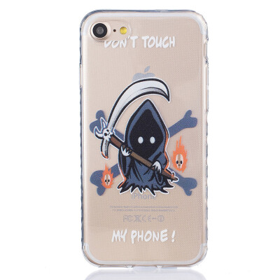 

Grim Reaper Pattern Soft Thin TPU Rubber Silicone Gel Case Cover for IPHONE 7