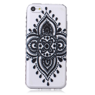 

Black Chinese knot Pattern Soft Thin TPU Rubber Silicone Gel Case Cover for IPHONE 5C