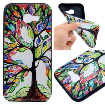 

Life tree Pattern Soft Thin TPU Rubber Silicone Gel Case Cover for Samsung Galaxy J7 2017J710
