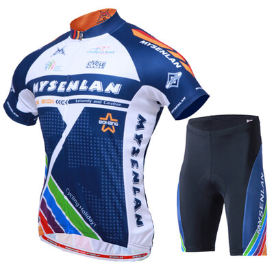 

Mai Senlan MYSENLAN genuine short-sleeved riding suit suit male summer bike mountain bike speed dry clothes riding equipment new color road L