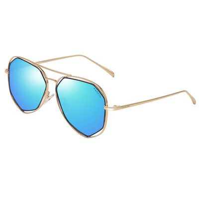 

Parsons PARZIN polarized sunglasses goddess Song Jia with large frame face face polarized yurt mirror 8119 gold frame reflective film orange film
