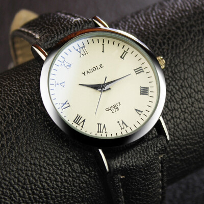 

Simple pointer type needle buckle round men and women fashion business couple watches YZL0529TH-4