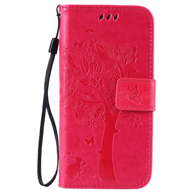 

Rose Tree Design Кожа PU откидной крышки Кошелек Карты Держатель чехол для IPHONE 6