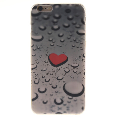 

Heart-shaped water drop Pattern Soft Thin TPU Rubber Silicone Gel Case Cover for IPHONE 6 Plus6S Plus