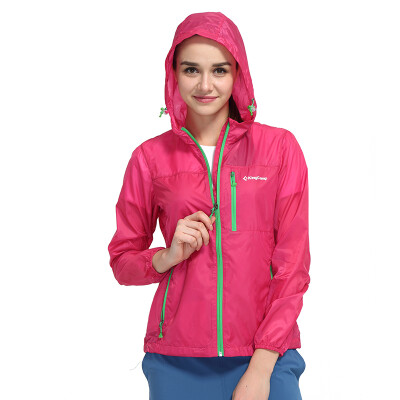 

Kung (KingCamp) couple models skin clothing men and women thin outdoor windbreaker female KWA119 red S