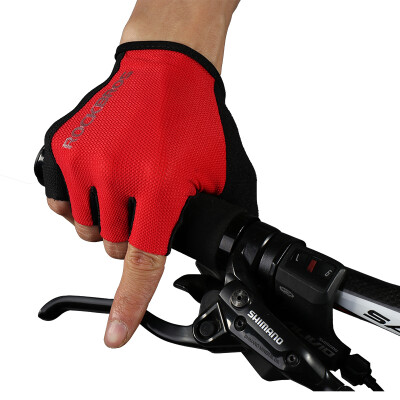 

ROCKBROS Cycling Half Finger Gloves Anti-slip Bicycle Mittens Racing Road Bike Glove Ventilate