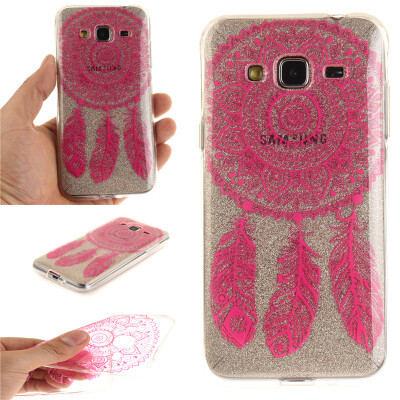 

Rose wind chimes Pattern Soft Thin TPU Rubber Silicone Gel Case Cover for Samsung Galaxy J3J310