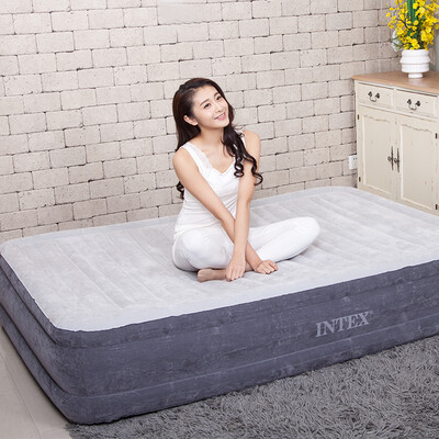 

Встроенный кемпинг INTEX надувных подушки воздушной подушки двойных раскладная кровать 137 * 191 * 30