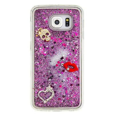 

Динамический Quicksand Блеск наливные Мягкая ТПУ чехол для SAMSUNG S6EDGE