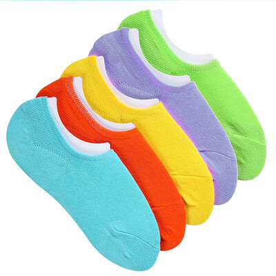 

Arctic velvet women socks summer boat socks Ms stealth socks female cartoon solid color thin breathable sports socks 5 double