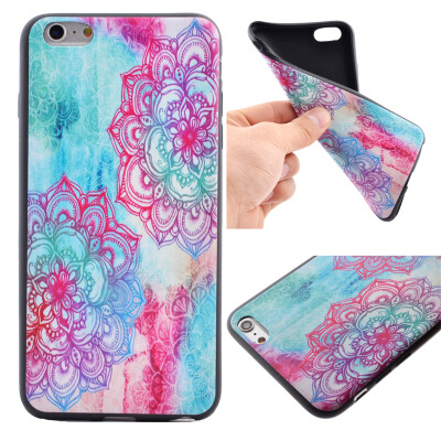 

Colorful Pattern Soft Thin TPU Rubber Silicone Gel Case Cover for IPHONE 66S