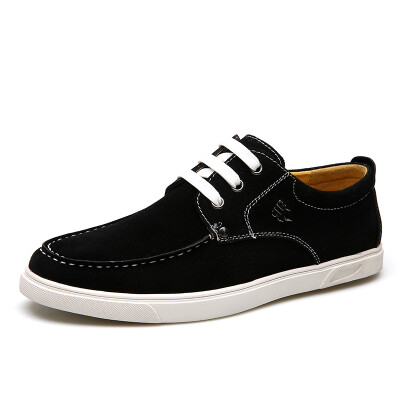 

EGCHI men's wear-resistant suede fashion casual board shoes