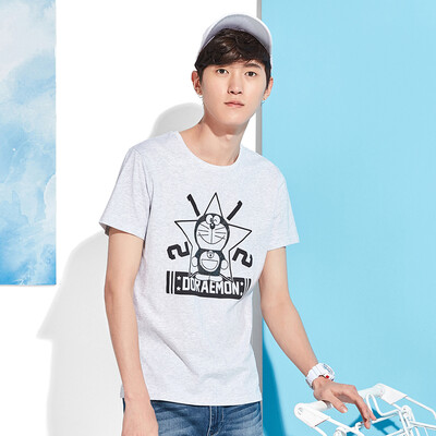 

Semir T-shirt Men's Teenage Student Doraemon Cat Print T-Shirt 12216001063 Bleaching M