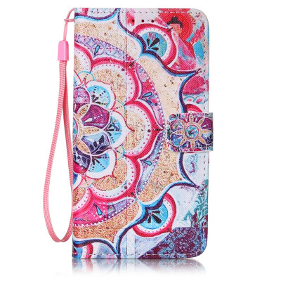 

Flower Design PU Leather Flip Cover Wallet Card Holder Case for SAMSUNG G530